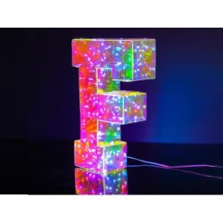 Luz LED en forma de F