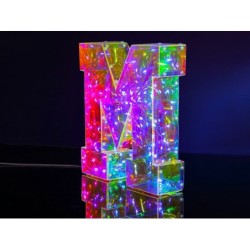 Luz LED en forma de M