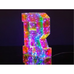 Luz LED en forma de R