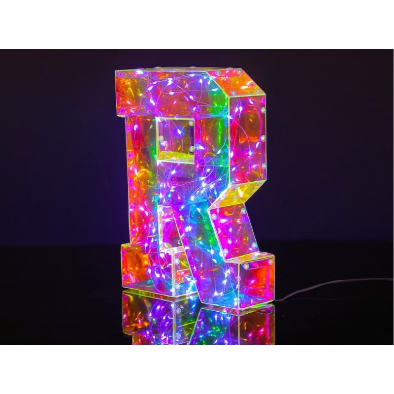 Luz LED en forma de R Luz LED en forma de R