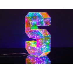 Luz LED en forma de S