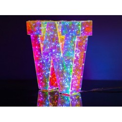 Luz LED en forma de W