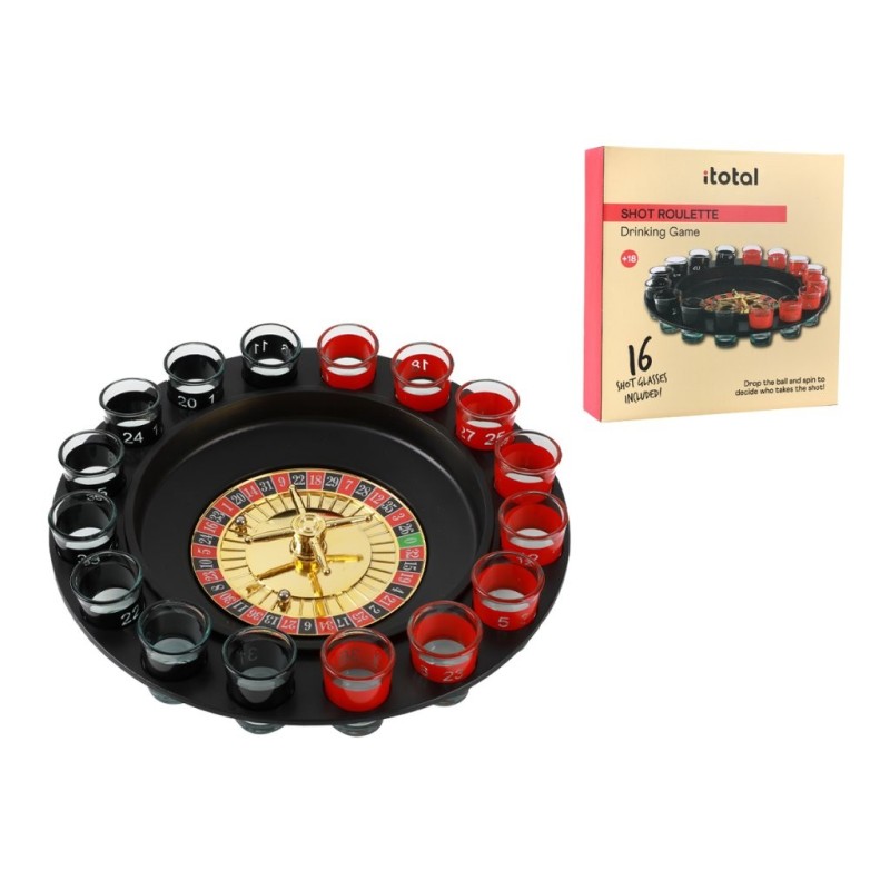 Ruleta para beber con 16 chupitos Ruleta para beber con 16 chupitos