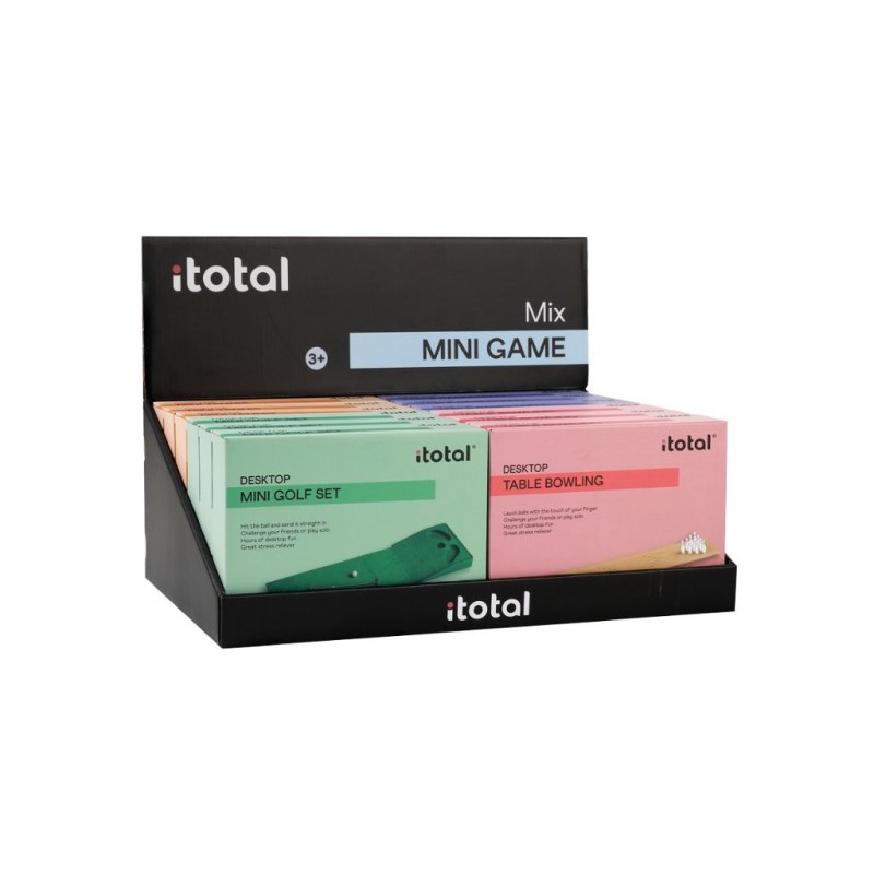 Mini juegos surtidos - expositor 12 piezas Mini juegos surtidos - expositor 12 piezas