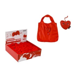 Bolsa de Compras plegable FOLLOW YOUR HEART - expositor 36 uds