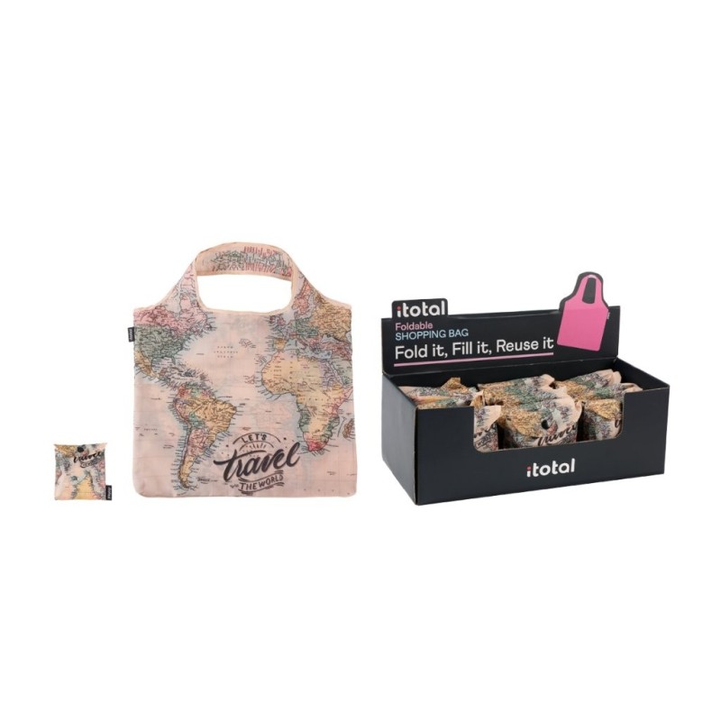 Bolsa de la compra OLD MAP - expositor 24 uds Bolsa de la compra OLD MAP - expositor 24 uds
