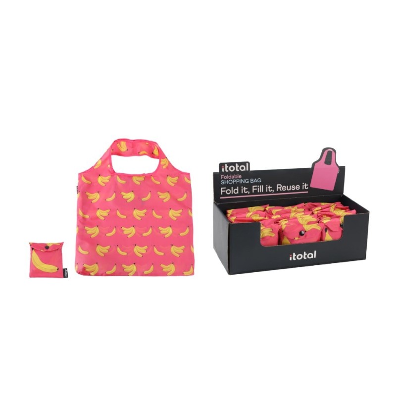 Bolsa de la compra BANANAS - expositor 24 uds Bolsa de la compra BANANAS - expositor 24 uds