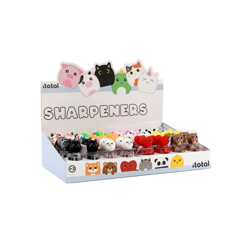 Sacapuntas surtidos - expositor 48 uds Sacapuntas surtidos - expositor 48 uds
