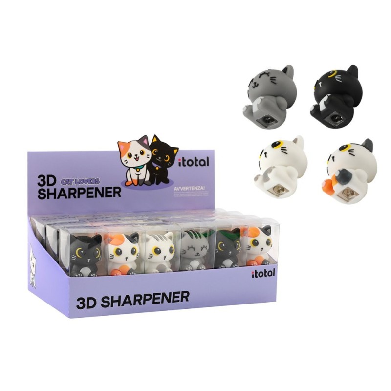 Sacapuntas 3D CAT - expositor 24 uds Sacapuntas 3D CAT - expositor 24 uds