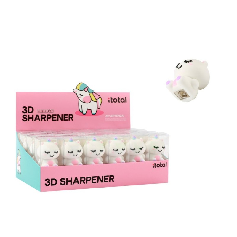 Sacapuntas 3D UNICORN - expositor 24 uds Sacapuntas 3D UNICORN - expositor 24 uds
