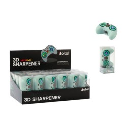 Sacapuntas 3D LET'S PLAY - expositor 24 uds