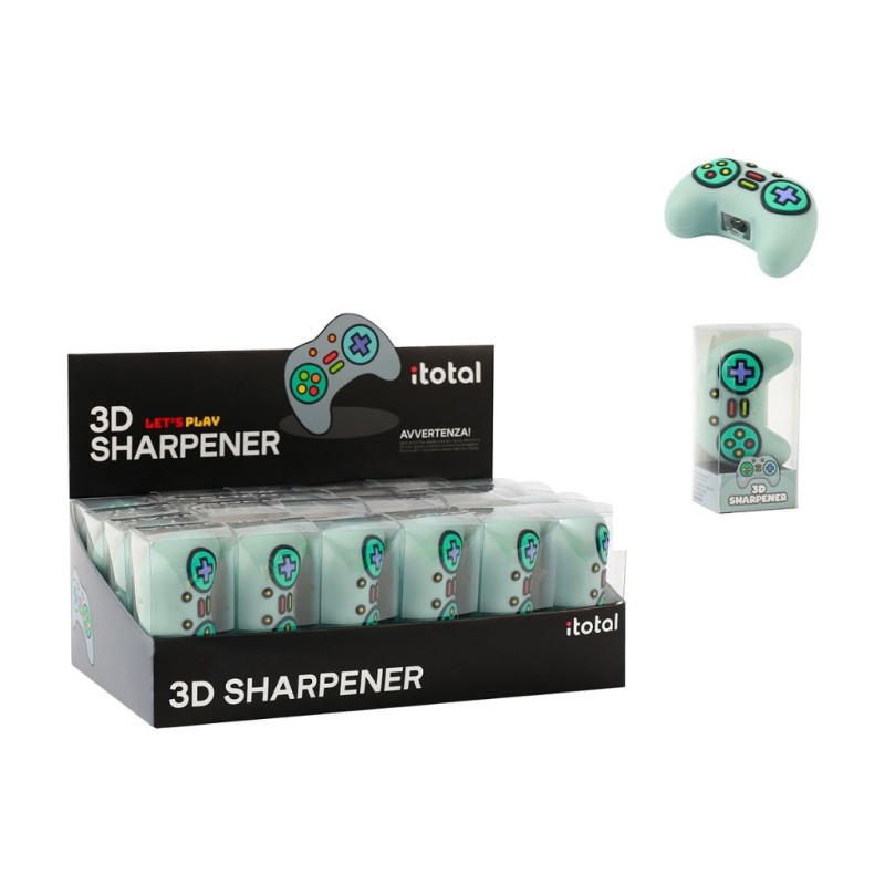 Sacapuntas 3D LET'S PLAY - expositor 24 uds Sacapuntas 3D LET'S PLAY - expositor 24 uds