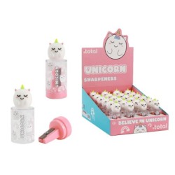Sacapuntas UNICORN - expositor 24 uds