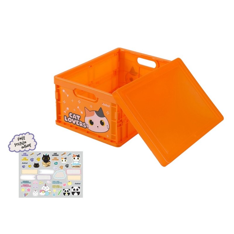 Caja plegable ORANGE CAT Caja plegable ORANGE CAT