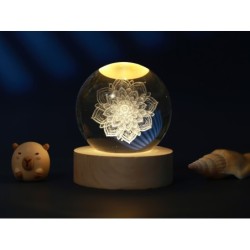 Lámpara Bola de cristal pequeña Mandala