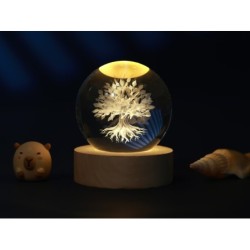 Lámpara Bola de cristal pequeña Árbol