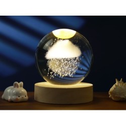 Lámpara Bola de cristal media Nube