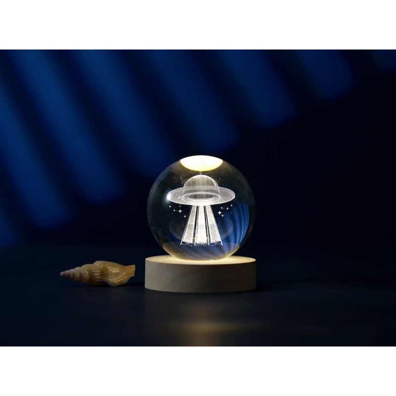 Lámpara Bola de cristal media Ufo Lámpara Bola de cristal media Ufo