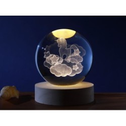 Lámpara Bola de cristal media UNICORN