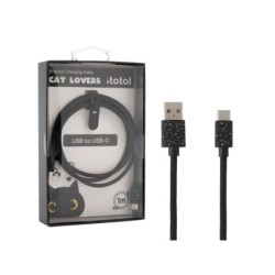 Cable USB - USB-C BLACK CAT