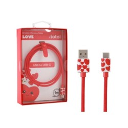 Cable USB - USB-C FOLLOW YOUR HEART