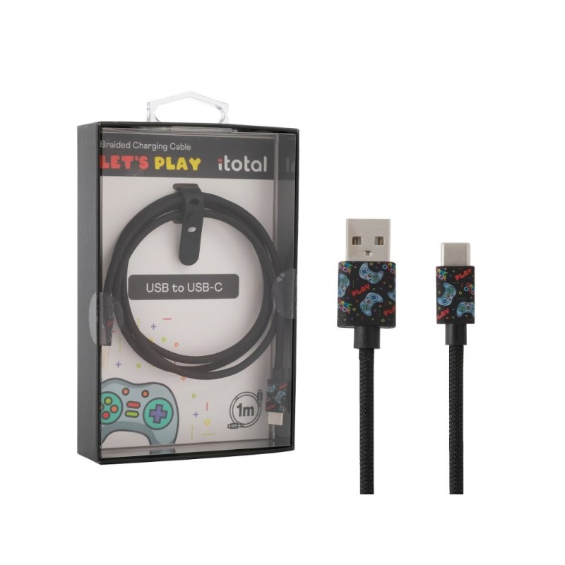 Cable USB - USB-C LET'S PLAY Cable USB - USB-C LET'S PLAY
