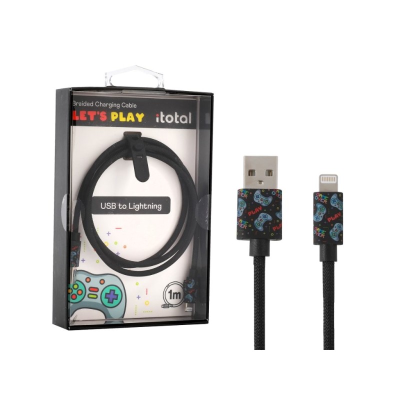 Cable USB - lightning LET'S PLAY Cable USB - lightning LET'S PLAY