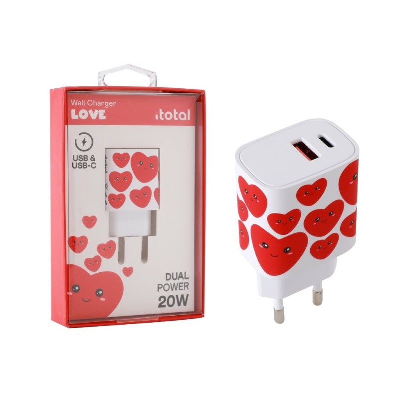 Enchufe USB FOLLOW YOUR HEART Enchufe USB FOLLOW YOUR HEART