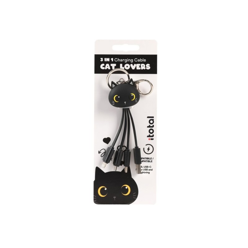 Cable 3 en 1 BLACK CAT Cable 3 en 1 BLACK CAT