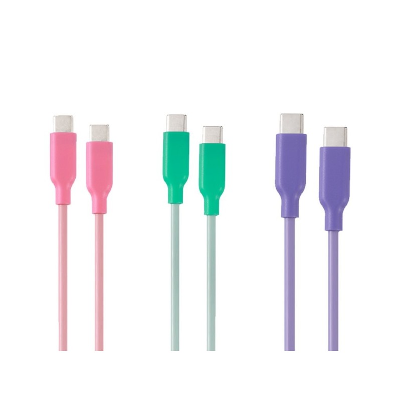 Cables USB-C pastel surtidos Cables USB-C pastel surtidos
