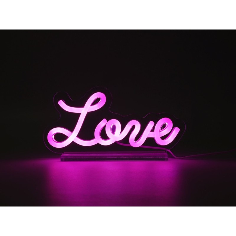 Letrero LED LOVE en cursiva Letrero LED LOVE en cursiva