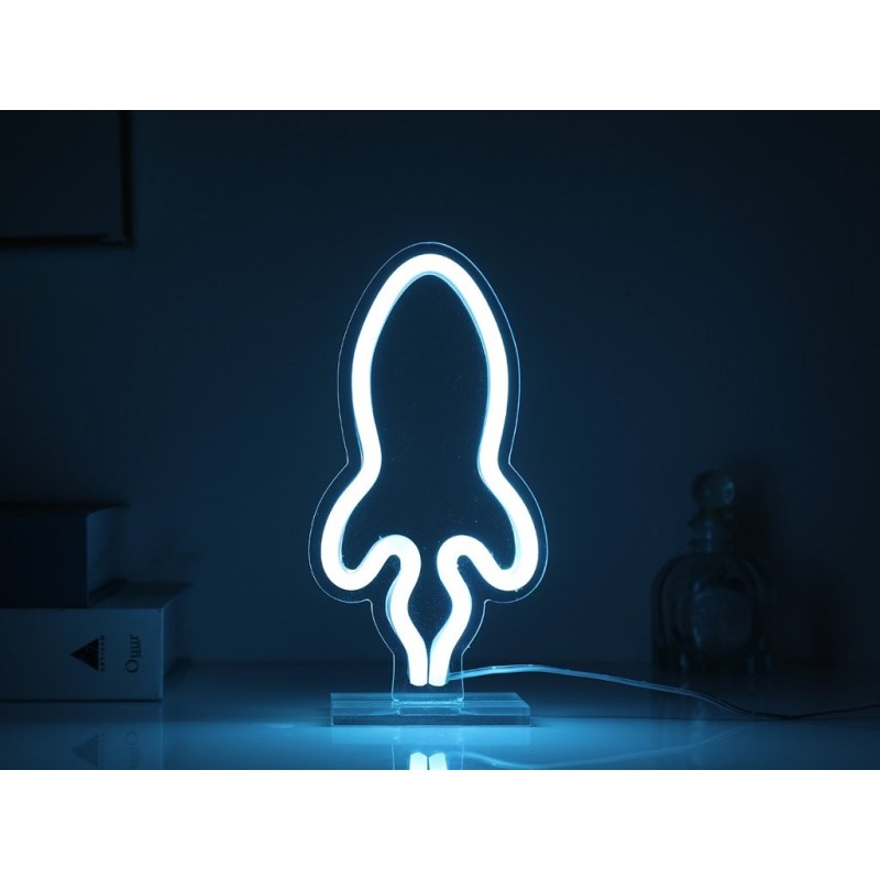 Letrero LED Cohete Letrero LED Cohete