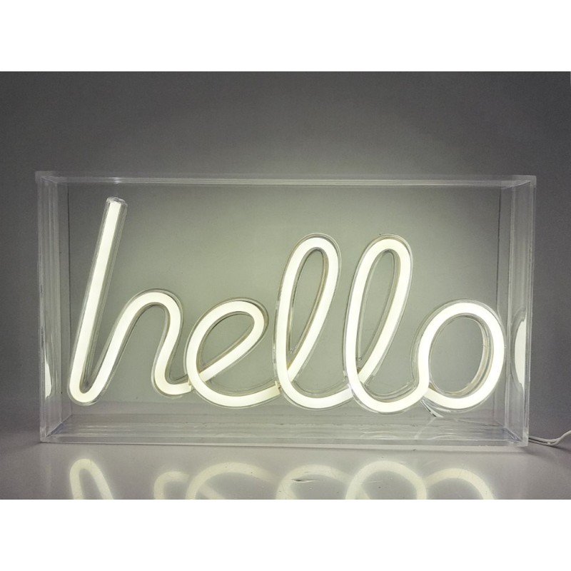 Letrero LED HELLO Letrero LED HELLO