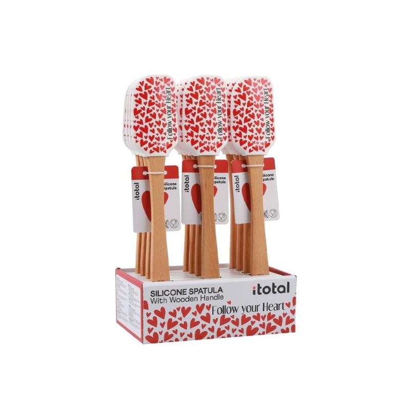 Espátula FOLLOW YOUR HEART - expositor 12 uds Espátula FOLLOW YOUR HEART - expositor 12 uds