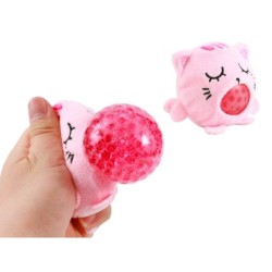 Pelotita squishy PINK CAT