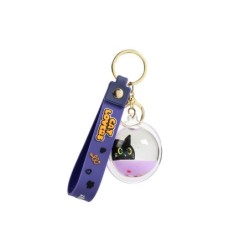 Llavero Liquid esfera BLACK CAT