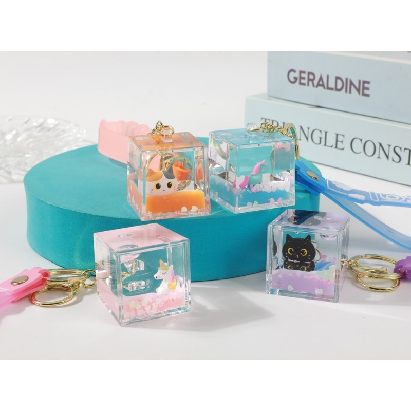 Llaveros Liquid cubo surtidos Llaveros Liquid cubo surtidos