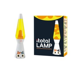 Lámpara de Lava Spaceship ORANGE CAT