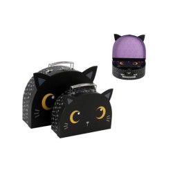 Cajas de Regalo con asa BLACK CAT set de 2 uds