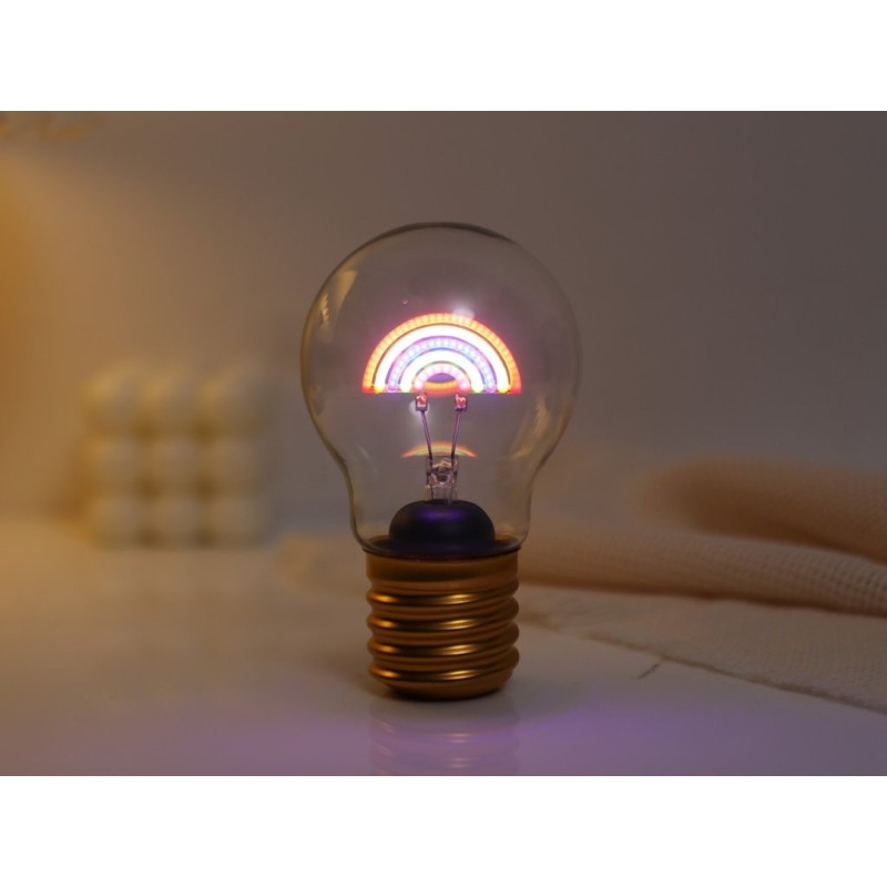 Luz con forma de bombilla Rainbow Luz con forma de bombilla Rainbow