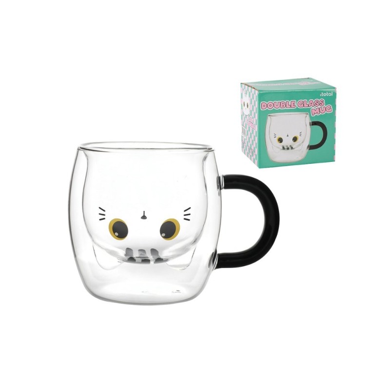 Vaso para café con leche WHITE CAT Vaso para café con leche WHITE CAT