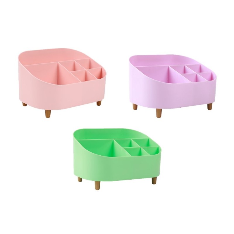 Organizadores de maquillaje ovalados surtidos Organizadores de maquillaje ovalados surtidos