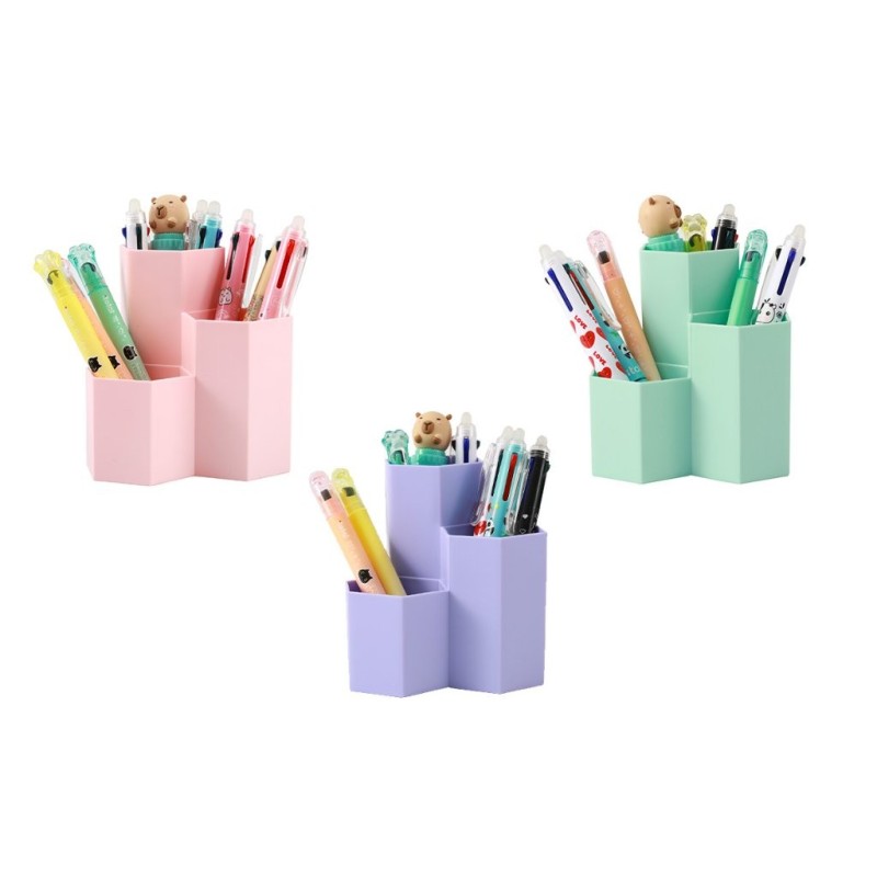 Organizadores de maquillaje hexagonales surtidos Organizadores de maquillaje hexagonales surtidos