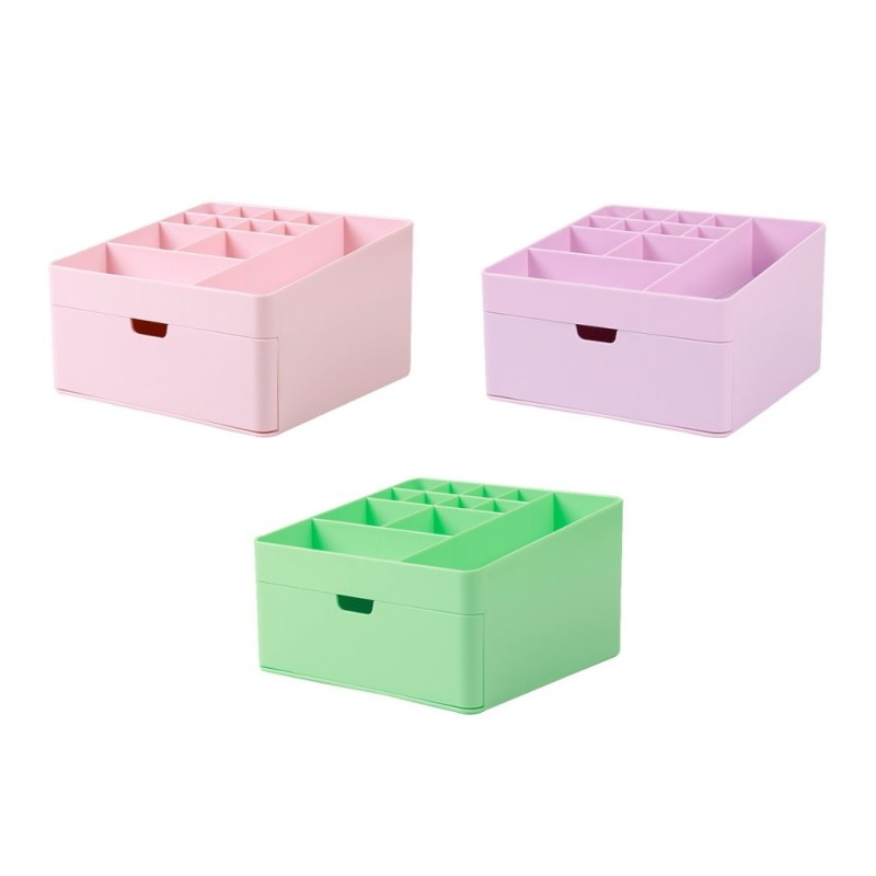 Organizadores de maquillaje rectangulares surtidos Organizadores de maquillaje rectangulares surtidos