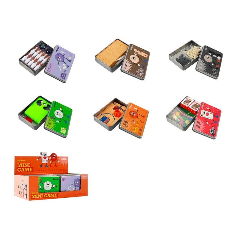 Mini juegos surtidos - expositor 12 uds Mini juegos surtidos - expositor 12 uds