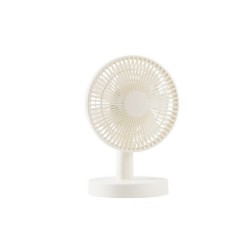 Ventilador de sobremesa blanco