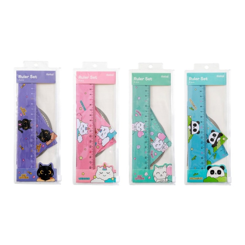 Juegos de escuadra y reglas surtidos Juegos de escuadra y reglas surtidos