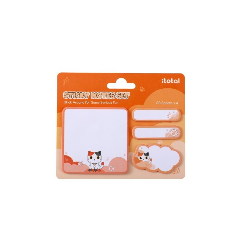 Sticky memos ORANGE CAT Sticky memos ORANGE CAT