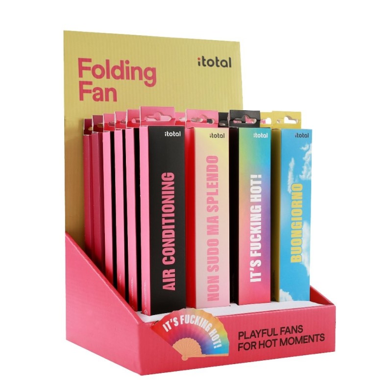 Abanicos surtidos - expositor 24 uds Abanicos surtidos - expositor 24 uds