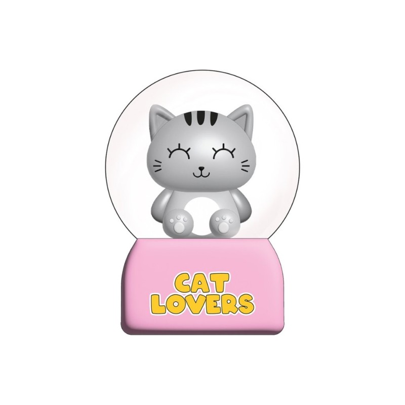 Globo de nieve GREY CAT Globo de nieve GREY CAT